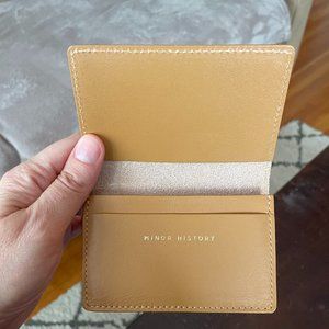 Minor History Oyster foldover leather wallet